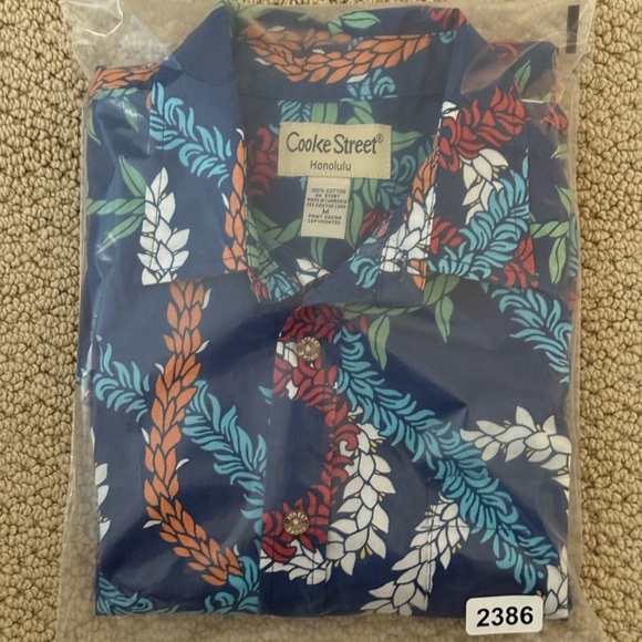 COOKE STREET Honolulu Aloha Hawaiian Colorful Collared Shirt Men M Medium - Picture 5 of 5
